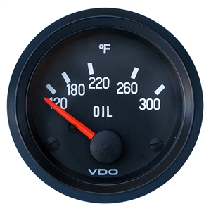 Vdo Cockpit Black Cockpit Electric Oil Temperature Gauge