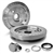 1932 6 3/4" Equalizer Crankshaft Pulley w/ Sand Seal Kit (Silver Zinc Finish)