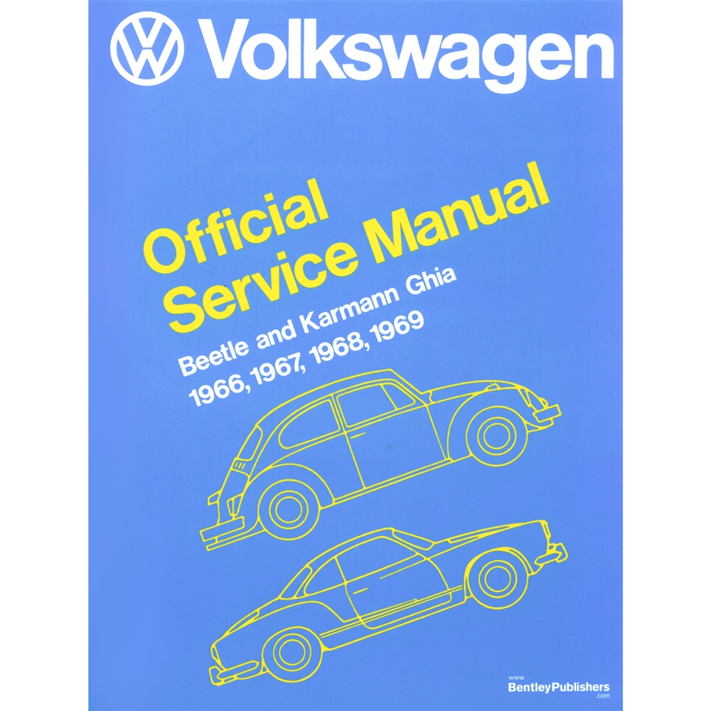 2861 Volkswagen Beetle and Karman Ghia Service Manual 66-69