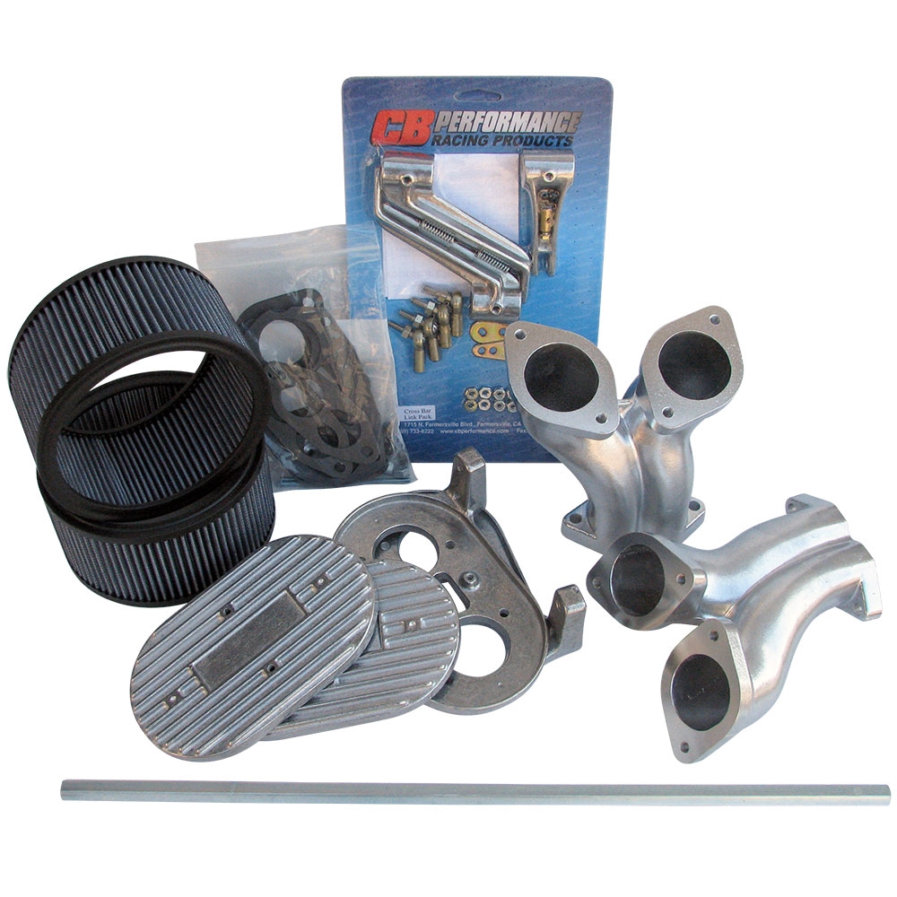 3125 Cross Bar Linkage Kit w/Manifolds & Air Filters (Dual Port Type-1  Offset) IDF & DRLA