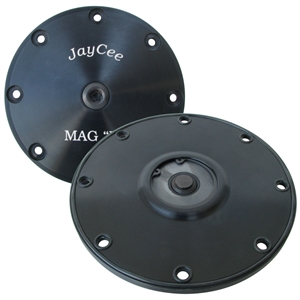 3200 JayCee Black Mag-X Billet Oil Drain Plate