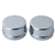 4128 Chrome Wheel Bearing Grease Caps (set of 2)