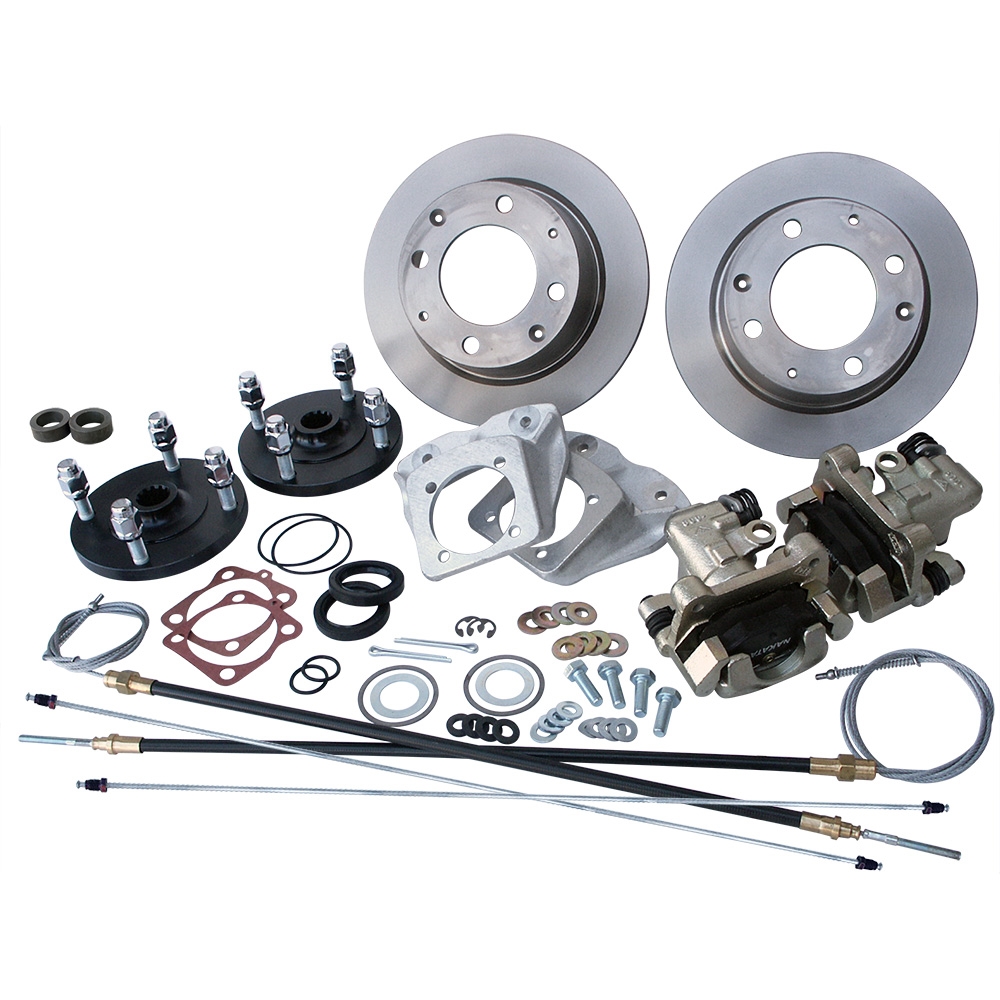 4198 Rear Disc Brake Kit with Parking Brakes IRS 69 on Late 4