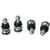 4231 Universal Valve Stem - outer threaded nut design (set of 4)