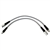 4316 Brake Lines - DOT Stainless Steel - fits Type-3 '65-on w/drum brakes (male/female) Front