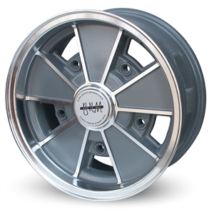 4802 No Longer Available Flat4 BRM Wheel - Grey 6 1/2" wide, 5 Lug (60 Degree Nut)