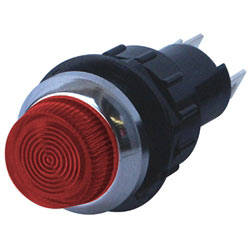 5120 Large Indicator Light, plain - Red