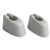 5765 Sunvisor Mounts - 65-67 White (pair)