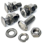 6029 Plated Bumper Bolt Kit (set of 4)