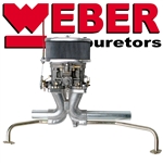 6408 Single Weber 40 IDF Low Profile Kit