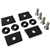 7182 Billet Fuel Tank Clamp Kit (Black Anodized)