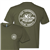 7937 CB Performance Round Logo T-shirt - Military Green (X-Large)