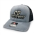 7986 Heather Grey / Black Mesh Hat - Speed Shop Logo (Snapback)