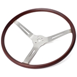 17" Flat4 GT Wooden Steering Wheel (Brushed)